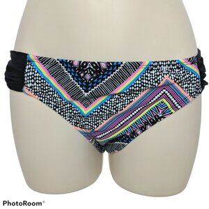 Bikini Nation Shirred Hipster Bikini Small